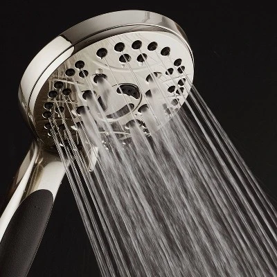 High Pressure 6 Setting Luxury Handheld Shower Head with Extra Wall Bracket Nickel - Aquabar High Pressure 6 Setting Luxury Handheld Shower Head With Extra Wall Bracket Nickel - Aquabar -Bathroom Products Store GUEST 002c772b 82a3 46db bc14 57f9cdc3b2d5