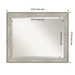 Crackled Framed Bathroom Vanity Wall Mirror Metallic - Amanti Art 4 Crackled Framed Bathroom Vanity Wall Mirror Metallic - Amanti Art -Bathroom Products Store GUEST 02809d7d 169d 424e a518 90a183d7cc58