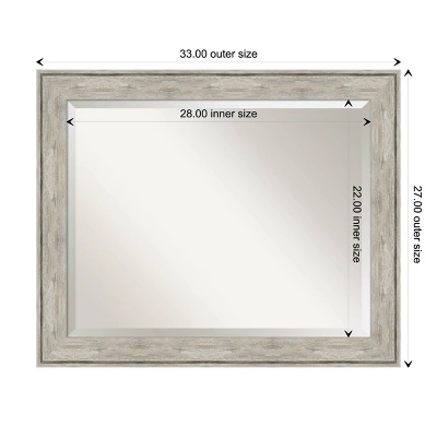 Crackled Framed Bathroom Vanity Wall Mirror Metallic - Amanti Art Crackled Framed Bathroom Vanity Wall Mirror Metallic - Amanti Art -Bathroom Products Store GUEST 02809d7d 169d 424e a518 90a183d7cc58