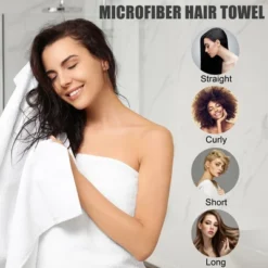 Unique Bargains Soft Hair Towel Wrap Microfiber Lemon Pattern For Wet Long Thick Curly Hair 2 Pcs -Bathroom Products Store GUEST 032d06b5 298d 42a3 b7e3 925b09f5e86a