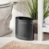 MDesign Oval Slim Steel Small Trash Can Wastebasket 1 MDesign Oval Slim Steel Small Trash Can Wastebasket -Bathroom Products Store GUEST 0404b2fe 0e18 4dc3 a1a5 05dacec85529