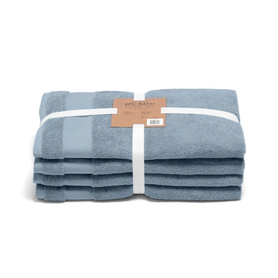 Set Of 4 Bath Towels, 100% Super Plush Premium Cotton - Becky Cameron Set Of 4 Bath Towels, 100% Super Plush Premium Cotton - Becky Cameron -Bathroom Products Store GUEST 0427e4e4 e86b 4763 9a62 d9a7e6341688