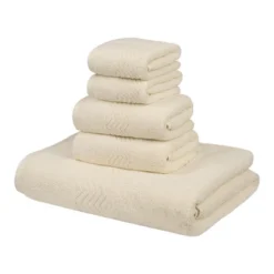 PiccoCasa 100% Cotton Bath Towels Set 5Pcs For Family Hotel Spa Gym -Bathroom Products Store GUEST 04c2fd69 f15b 4608 945e 1fe9e822d8e7