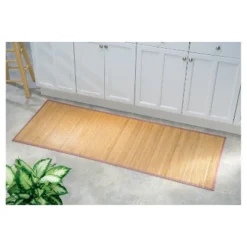 Rayon Made From Bamboo Bath Mat Runner Tan - IDESIGN -Bathroom Products Store GUEST 04c9fb33 8e20 418e 974c 6f015a143977
