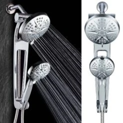 6" 48 Setting Hotelspa Aquabar High Pressure Luxury Three-Way Handheld Shower Head Combo Chrome - AquaDance 6 6" 48 Setting Hotelspa Aquabar High Pressure Luxury Three-Way Handheld Shower Head Combo Chrome - AquaDance -Bathroom Products Store GUEST 063ca6fb 3282 4e49 9dd6 874bb02d2659