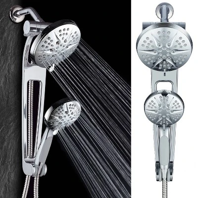 6" 48 Setting Hotelspa Aquabar High Pressure Luxury Three-Way Handheld Shower Head Combo Chrome - AquaDance 6" 48 Setting Hotelspa Aquabar High Pressure Luxury Three-Way Handheld Shower Head Combo Chrome - AquaDance -Bathroom Products Store GUEST 063ca6fb 3282 4e49 9dd6 874bb02d2659