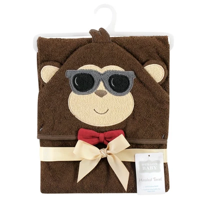 Hudson Baby Infant Boy Cotton Animal Face Hooded Towel, Dapper Monkey, One Size Hudson Baby Infant Boy Cotton Animal Face Hooded Towel, Dapper Monkey, One Size -Bathroom Products Store GUEST 06951502 37dd 41f1 94a1 ed4dd807ce92