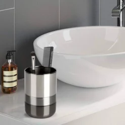 Triune 3-Tone Tumbler Cup Stainless Steel - Nu Steel 4 Triune 3-Tone Tumbler Cup Stainless Steel - Nu Steel -Bathroom Products Store GUEST 06b6b1fb 2dc5 4ccc b005 4236735f2996