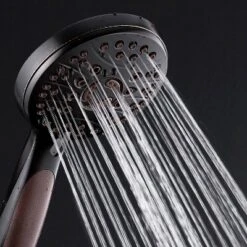 High Pressure 6 Setting Luxury Handheld Shower Head With Extra Wall Bracket Oil Rubbed Bronze - Aquabar 5 High Pressure 6 Setting Luxury Handheld Shower Head With Extra Wall Bracket Oil Rubbed Bronze - Aquabar -Bathroom Products Store GUEST 070d49db 63ea 47c9 a4a8 717fff09e6ff
