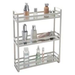3 Tier Flat Wire Slim Vanity Tower White - Home Details -Bathroom Products Store GUEST 07a14789 7d92 47ea 9e22 75750b1a3ee6