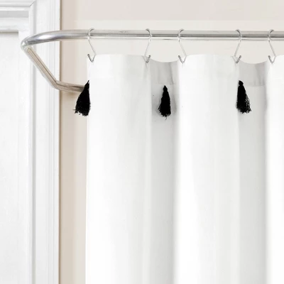 72"x72" Boho Tassel Striped Yarn Dyed Eco Friendly Recycled Cotton Shower Curtain - Lush Décor 72"x72" Boho Tassel Striped Yarn Dyed Eco Friendly Recycled Cotton Shower Curtain - Lush Décor -Bathroom Products Store GUEST 09721dd9 eee4 4b57 a385 0c267f4a971c