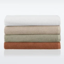 Nate Home By Nate Berkus Cotton Textured Weave Bath Towel Set -Bathroom Products Store GUEST 0993065b 5440 44a7 8a29 c0d8f4c1db79