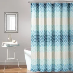 72"x72" Medallion Ombre Shower Curtain - Lush Décor -Bathroom Products Store GUEST 09ad9171 3e90 4de7 a6c4 a70741485edf
