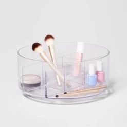 Bathroom Plastic Spinning Turntable Beauty Organizer Clear - Brightroom™ -Bathroom Products Store GUEST 0b62140e f0fc 446c 96e1 4a703b797bef