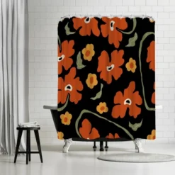 Americanflat 71x74 Floral & Botanical Shower Curtain By Miho Art Studio -Bathroom Products Store GUEST 0bc47c0c 5d39 458b ab49 f61cdf37bac4