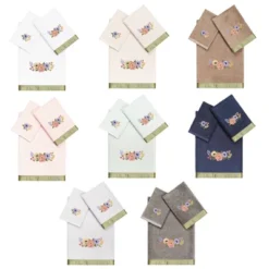 3pc Verano Design Embellished Towel Set White - Linum Home Textiles 9 3pc Verano Design Embellished Towel Set White - Linum Home Textiles -Bathroom Products Store GUEST 0d678d20 1eff 494e 8a15 3ba931477a5d