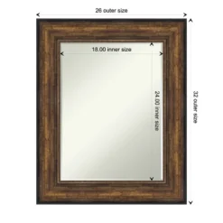 Amanti Art Ballroom Bronze Petite Bevel Bathroom Wall Mirror 31.5 X 25.5 In. 4 Amanti Art Ballroom Bronze Petite Bevel Bathroom Wall Mirror 31.5 X 25.5 In. -Bathroom Products Store GUEST 0e05603b bfa7 40c8 b0e6 bf6fc9c3ef45