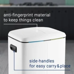 Happimess Marco Rectangular 10.5-Gallon Double Bucket Trash Can With Soft-Close Lid 8 Happimess Marco Rectangular 10.5-Gallon Double Bucket Trash Can With Soft-Close Lid -Bathroom Products Store GUEST 0ef994c8 ad62 452f 85de 7e1c248a5b84