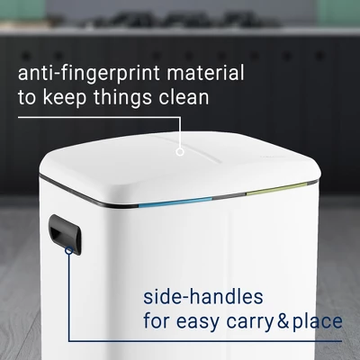 happimess Marco Rectangular 10.5-Gallon Double Bucket Trash Can with Soft-Close Lid Happimess Marco Rectangular 10.5-Gallon Double Bucket Trash Can With Soft-Close Lid -Bathroom Products Store GUEST 0ef994c8 ad62 452f 85de 7e1c248a5b84