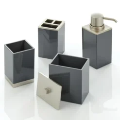 MDesign 4 Piece Plastic Bathroom Vanity Countertop Accessory Set -Bathroom Products Store GUEST 0f257ca1 674a 4c8c b53e 8bcb33f47fa3