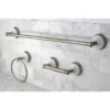 3pc Victorian Towel Bar Bathroom Hardware Set - Kingston Brass