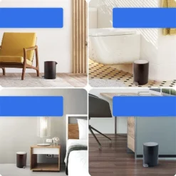 Bamodi 3L Black Bathroom Wastebasket With Removable Inner Bucket & Lid -Bathroom Products Store GUEST 1166e25b dced 4129 a190 30501b30edb8