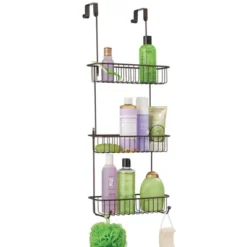 MDesign Metal Over Shower Door Caddy, Bathroom Storage Organizer -Bathroom Products Store GUEST 125afe31 3ed1 4f98 aa53 280b2bfd8109