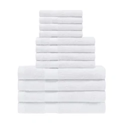 Modern Eco-Friendly Cotton Absorbent 12-Piece Assorted Towel Set - Blue Nile Mills 15 Modern Eco-Friendly Cotton Absorbent 12-Piece Assorted Towel Set - Blue Nile Mills -Bathroom Products Store GUEST 131b69fc a9b5 484b aefd d34a94bae306