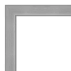 40" X 28" Non-Beveled Vista Brushed Nickel Bathroom Wall Mirror - Amanti Art -Bathroom Products Store GUEST 1364850d 426d 4707 9d46 2255490d139b