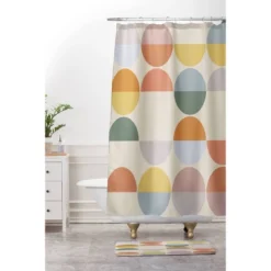 Pastel Geometric Shapes 2 Shower Curtain - Deny Designs 3 Pastel Geometric Shapes 2 Shower Curtain - Deny Designs -Bathroom Products Store GUEST 13d61219 61bf 4f7c 9a7f 2cd7fc6e642d