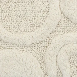 Orbit Bath Rug 220 GSF Soft Plush Cotton Non Skid Back Ivory By Knightsbridge -Bathroom Products Store GUEST 14cc204a 3f9b 41da 809f e97237ffc4bb