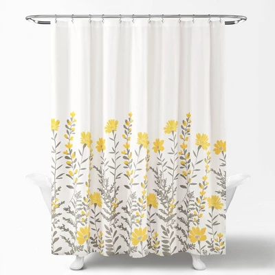Aprile Shower Curtain Yellow/Gray - Lush Décor Aprile Shower Curtain Yellow/Gray - Lush Décor -Bathroom Products Store GUEST 156abd20 df35 4193 a615 7ce4fd0cdd42