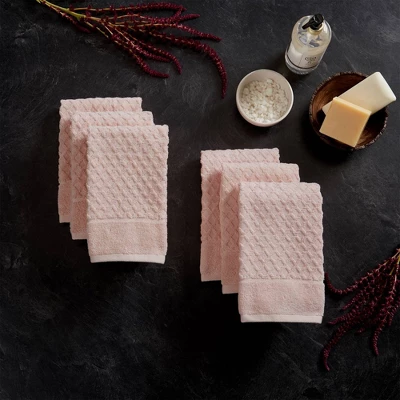 6pc Cotton Diamond Textured Hand Towel Set - Isla Jade 6pc Cotton Diamond Textured Hand Towel Set - Isla Jade -Bathroom Products Store GUEST 158e579d ad95 4fd7 8056 2cca46ca724d