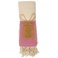 Deerlux 100% Cotton Hand Towels, Set Of 2 18" X 40" Diamond Peshtemal Kitchen And Bath Towels -Bathroom Products Store GUEST 16422fa0 cc91 41e0 99ff 372053105297