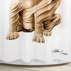 Fan Dog Shower Curtain - Allure Home Creations -Bathroom Products Store GUEST 17343c56 9b2c 4003 a95a 68a992402044