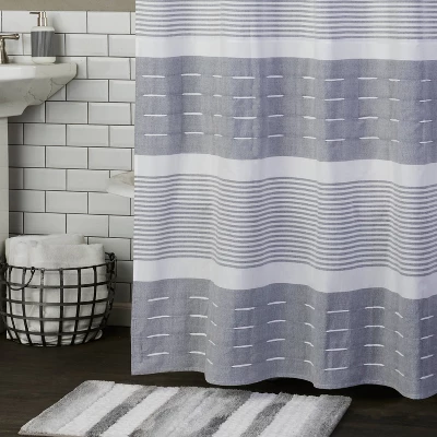 Pleated Striped Shower Curtain Gray - SKL Home Pleated Striped Shower Curtain Gray - SKL Home -Bathroom Products Store GUEST 18f53d3b f1c2 475b 9562 ea427a103ad2