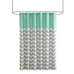 Darcy 100% Microfiber Printed Shower Curtain - Teal -Bathroom Products Store GUEST 1c9ca29a dcd5 47f7 96bc 94a3e1060f8c