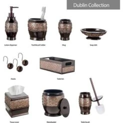 Creative Scents Dublin Brown 6-Piece Bathroom Accessories Set 6 Creative Scents Dublin Brown 6-Piece Bathroom Accessories Set -Bathroom Products Store GUEST 1d3e9d4d 0a09 4e7b 8357 d219455e39ec
