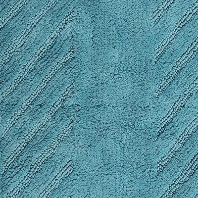 Diagonal Racetrack 100% Cotton Reversible Bath Rug 20" x 30" Aqua by Knightsbridge Diagonal Racetrack 100% Cotton Reversible Bath Rug 20" X 30" Aqua By Knightsbridge -Bathroom Products Store GUEST 1db195f0 d411 467d 8652 2c2399ead407