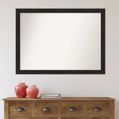 42" x 31" Non-Beveled Furniture Narrow Bathroom Wall Mirror Espresso Brown - Amanti Art 42" X 31" Non-Beveled Furniture Narrow Bathroom Wall Mirror Espresso Brown - Amanti Art -Bathroom Products Store GUEST 1e9adde7 eb75 4be1 bd52 f398ea2b6714