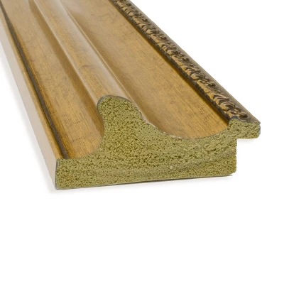 34" x 28" Non-Beveled Parlor Bathroom Wall Mirror Gold - Amanti Art 34" X 28" Non-Beveled Parlor Bathroom Wall Mirror Gold - Amanti Art -Bathroom Products Store GUEST 1f602886 b1c4 4ea0 9247 169856140346 1