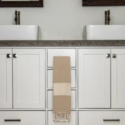 Deerlux 100% Cotton Hand Towels, Set Of 2 18" X 40" Diamond Peshtemal Kitchen And Bath Towels -Bathroom Products Store GUEST 21655607 3dd6 4ace 8614 c3cdbc44d9f1