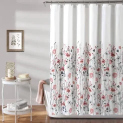72"x72" Clarissa Floral Shower Curtain - Lush Décor -Bathroom Products Store GUEST 22bcb693 9af7 4844 95da de7c1687b67f