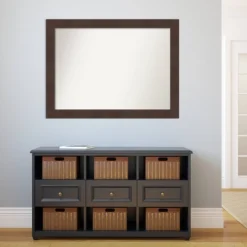 43" X 32" Non-Beveled Wildwood Brown Bathroom Wall Mirror - Amanti Art 5 43" X 32" Non-Beveled Wildwood Brown Bathroom Wall Mirror - Amanti Art -Bathroom Products Store GUEST 23d95311 f970 46b2 ac1d 823cbd100128