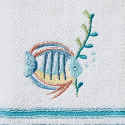Ocean Watercolor Bath Towel White - SKL Home Ocean Watercolor Bath Towel White - SKL Home -Bathroom Products Store GUEST 2589c7f9 3c1e 48b7 a6c1 249c7ff66111
