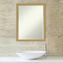 Grace Brushed Narrow Petite Bevel Bathroom Wall Mirror 7 Grace Brushed Narrow Petite Bevel Bathroom Wall Mirror -Bathroom Products Store GUEST 26d26367 2e63 46d0 b9b7 1fe2847e4b82