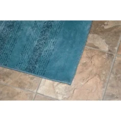30"x50" Essence Nylon Washable Bathroom Rug Basin Blue - Garland Rug -Bathroom Products Store GUEST 26f0df7d c4db 46ce aba2 3d31506afba0