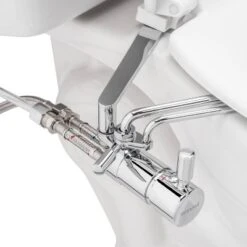 Side-Mounted All Metal Attachable Bidet With Adjustable Spray Wand Dual Temperature Silver - Brondell 13 Side-Mounted All Metal Attachable Bidet With Adjustable Spray Wand Dual Temperature Silver - Brondell -Bathroom Products Store GUEST 273aa0c8 3f80 47d8 98ff 3f792b704536