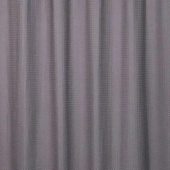 Belgian Waffle Shower Curtain Gray - Moda At Home