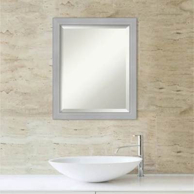 Vista Brushed Framed Bathroom Vanity Wall Mirror Nickel - Amanti Art Vista Brushed Framed Bathroom Vanity Wall Mirror Nickel - Amanti Art -Bathroom Products Store GUEST 279992a6 f035 49a9 b374 73f9d81edf7c